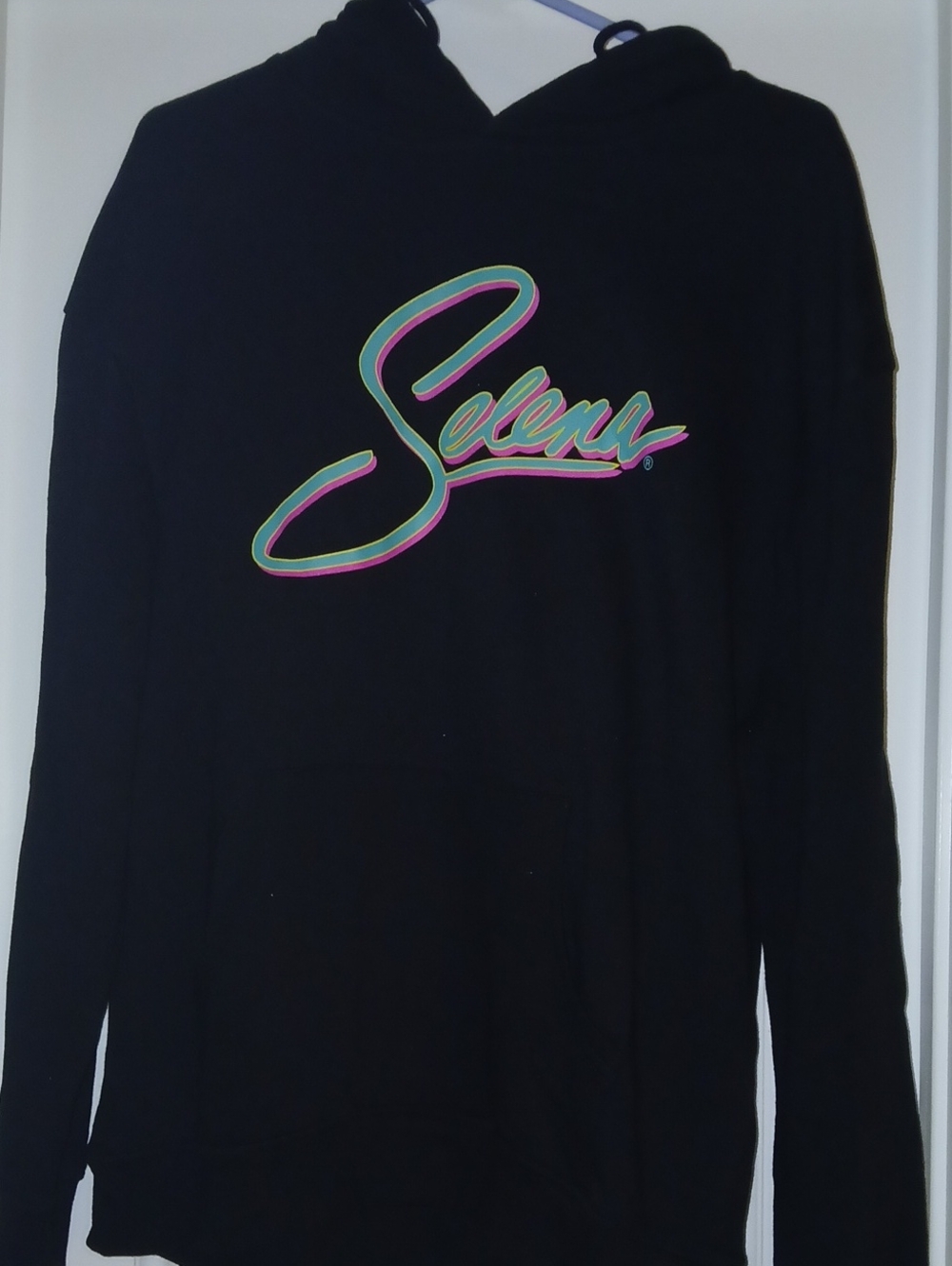 Selena Black Logo Pullover Hoodie
